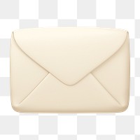 Envelope, email png icon sticker, 3D rendering, transparent background