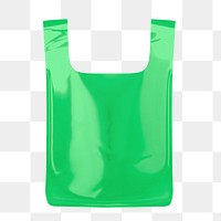 Plastic bag icon  png sticker, 3D rendering illustration, transparent background