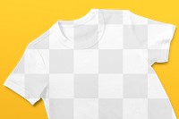 T-shirt mockup png, transparent design