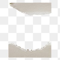 Ripped paper png border, transparent background