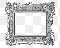 Vintage photo png frame, luxurious design on transparent background, remixed from the artwork of Nicholas Acampora