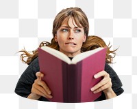 Studying png sticker, education transparent background