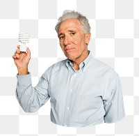 Creative man png sticker, transparent background