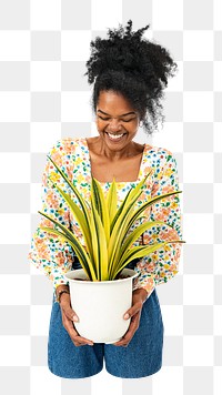 Plant lover png sticker, transparent background