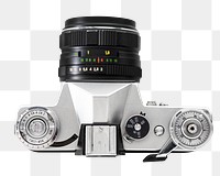 Film camera png sticker, transparent background