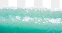 Ocean waves png, beach border, nature photo, transparent background