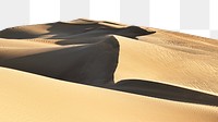 Smooth desert landscape png border, nature image, transparent background