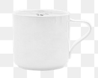 Coffee cup png sticker, transparent background