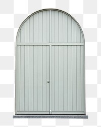 Arched door png sticker, transparent background