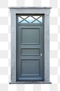 Modern door png sticker, transparent background