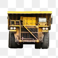 Haul truck png sticker, transparent background