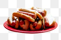 Hot dogs png sticker, transparent background