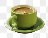 Cup of coffee png sticker, transparent background