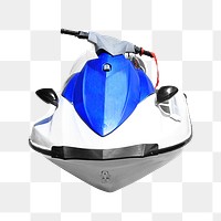 Jet ski png sticker, transparent background