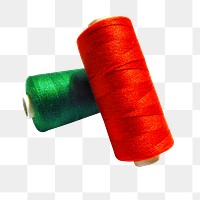 Sewing thread png sticker, transparent background