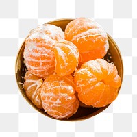 Mandarin fruits png sticker, transparent background