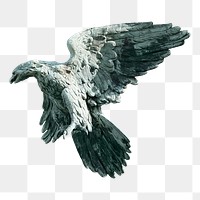 Griffin statue png sticker, transparent background