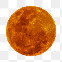 Blood moon png sticker, transparent background