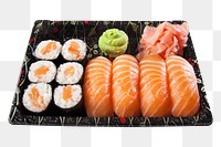 Png Japanese sushi set sticker, transparent background