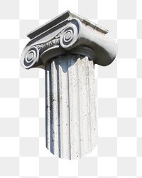 Greek column png sticker, transparent background