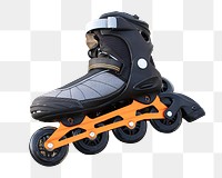 Roller skate shoe png sticker, transparent background