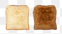 PNG breakfast toast, delicious bread for sandwich in transparent background