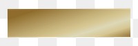 Gold rectangle shape png sticker, transparent background