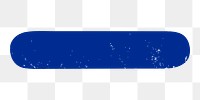 Blue line png sticker, transparent background