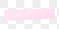 Pink washi tape png sticker, transparent background