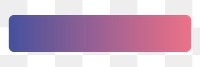 Purple gradient bar png sticker, transparent background