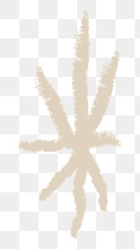 Asterisk png sticker, transparent background