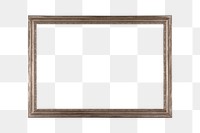 Antique  frame  png sticker, transparent background