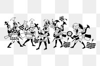 Mayan drawing png  illustration, transparent background. Free public domain CC0 image.