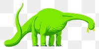 Dinosaur png illustration, transparent background. Free public domain CC0 image.