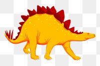 Dinosaur png illustration, transparent background. Free public domain CC0 image.