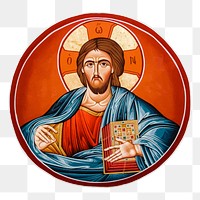 Jesus Christ png illustration, transparent background. Free public domain CC0 image.