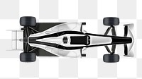 White kart png illustration, transparent background. Free public domain CC0 image.