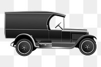 Antique car png  illustration, transparent background. Free public domain CC0 image.