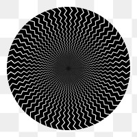 PNG Optical illusion clipart, transparent background. Free public domain CC0 image.