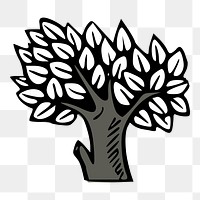 Tree png sticker, transparent background. Free public domain CC0 image.