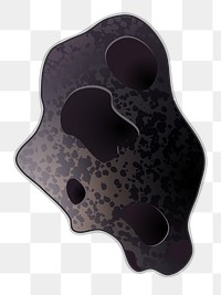 PNG Abstract piece clipart, transparent background. 