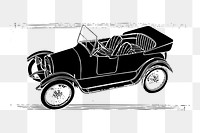 PNG Vintage car clipart, transparent background. Free public domain CC0 image.