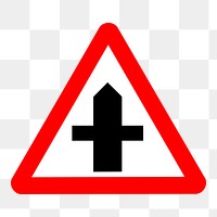 PNG Crossroads ahead  clipart, transparent background. Free public domain CC0 image.