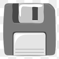 PNG Floppy disk clipart, transparent background. Free public domain CC0 image.