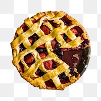 PNG homemade pie in transparent background