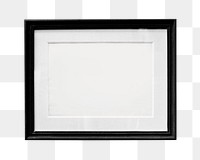 Black frame png sticker, transparent background