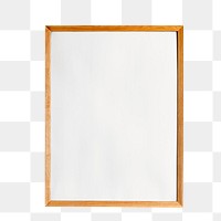Png minimal picture frame sticker, transparent background