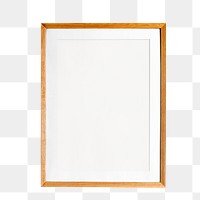 Minimal picture frame png sticker, transparent background