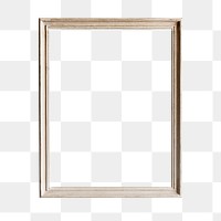 Png classic frame sticker, transparent background