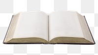 Free old open book png , transparent background